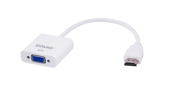 Savio CL-27B video cable adapter HDMI