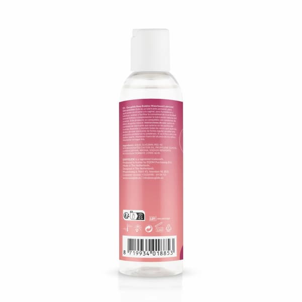 EasyGlide Rose Bubbles Vattenbaserat Glidmedel 150ml, pH-balanserad Formula