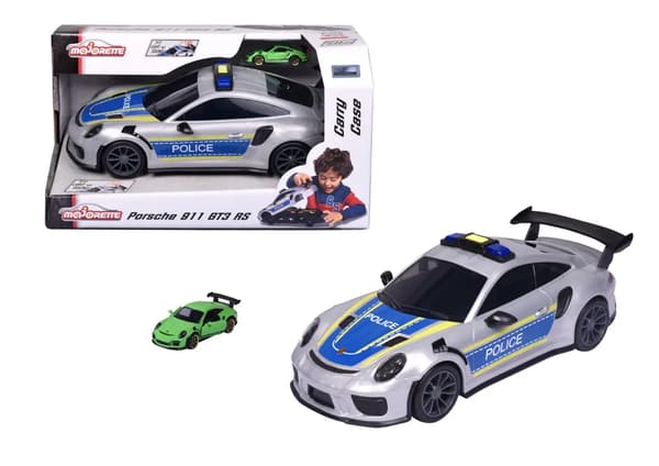 Majorette Majorette Porsche poliisi + 1 ajoneuvo