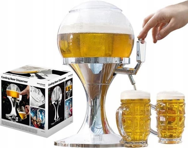 Kølende øldispenser kugle InnovaGoods
