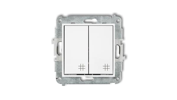 MINI Dobbelt krydskoblingsmekanisme mat hvid 25MWP-66
