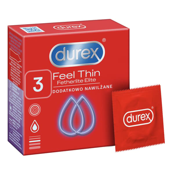 Durex Kondomit Fetherlite Elite 3 kpl