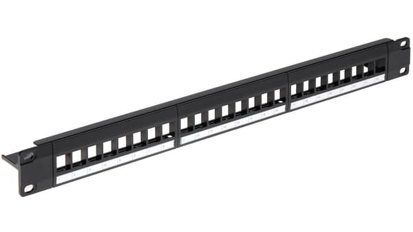 Delta Patch Panel 24x keystone slot (PP-24/FX/C1)