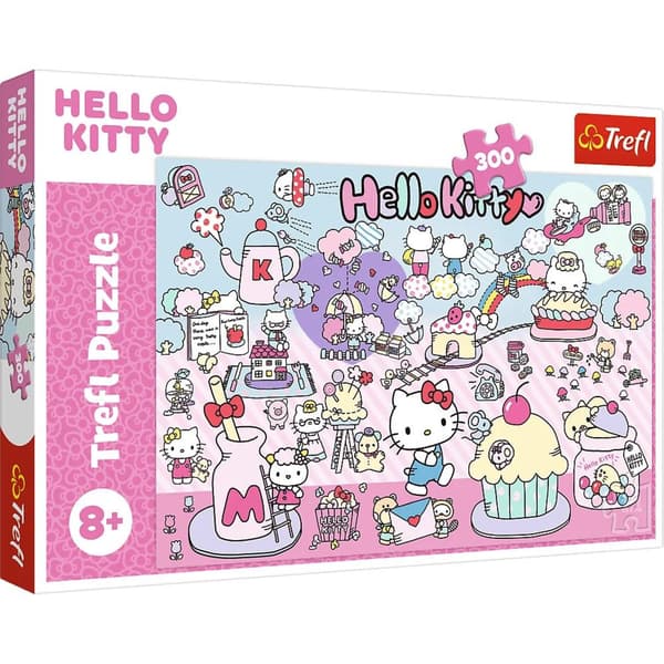 Palapeli – 300 palaa – Tutustu Hello Kittyn maailmaan – Hello Kitty Trefl 23031