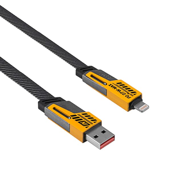Kaapeli USB A + USB tyyppi C / USB tyyppi C + Lightning 1m AK-USB-57 65W