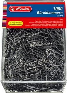 Metalclips 32mm 1000 stk HERLITZ