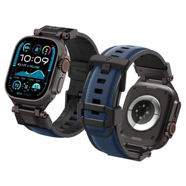 Spigen DuraPro Armor, marineblå - Apple Watch 49mm/46mm/45mm/44mm