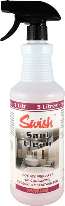 Swish Swish Sani Clean - Suihkepesukone - 1 l