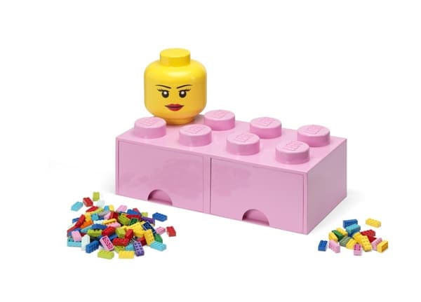 Lego Palikkalaatikko 8 vaaleanpunainen