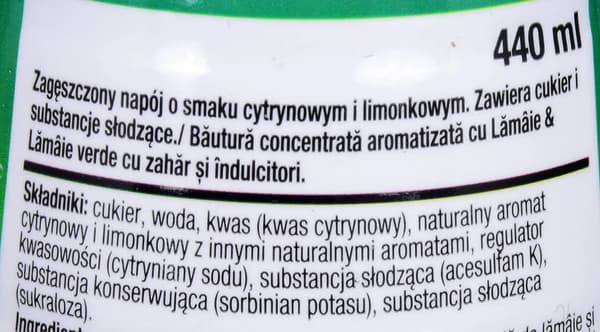 SodaStream Citron og Lime 440ml