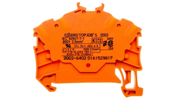 4-leder stik 2,5mm2 orange TOPJOBS 2002-6402