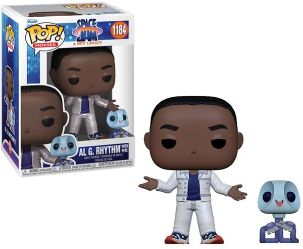POP figur Space Jam 2 AI G med Pete buddy Metallic
