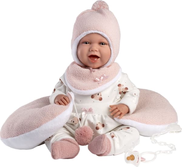 Babydokke Mimi med rogalpude 42cm