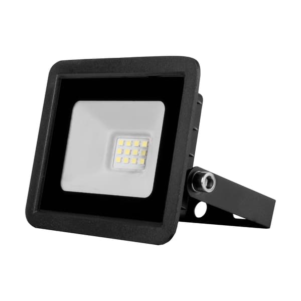 ALLED 10W LED Strålkastare, 850lm, IP65, 4000K, Alu+Glas