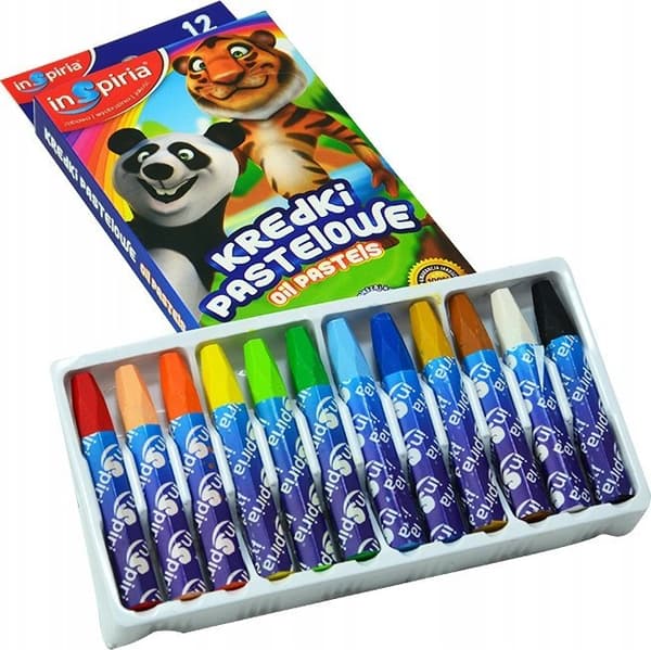 Pastellkritor 12 färger