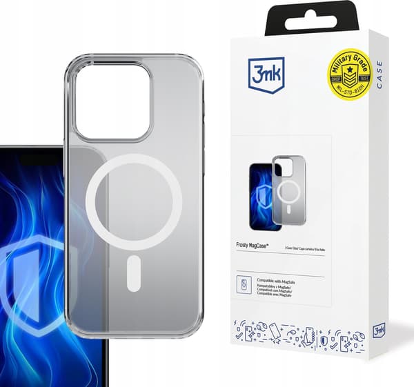 3MK Frosty MagCase iPhone 16 Pro hvid/hvid