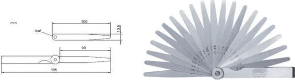 Insize rakotulkki MWSB 0.02-1.0 L=100 (4602-17)