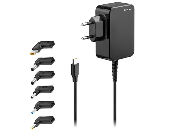 Tracer Prime 65W Universal 7i1 Notebook Strømforsyning