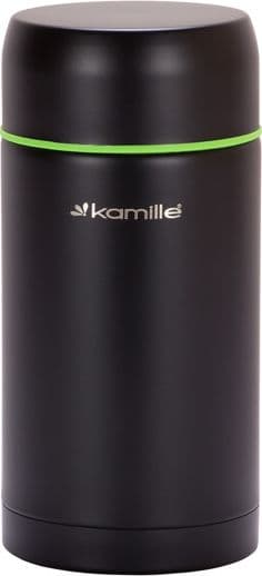 Kamille Dinner -termospullo KM-2093 1 l Musta