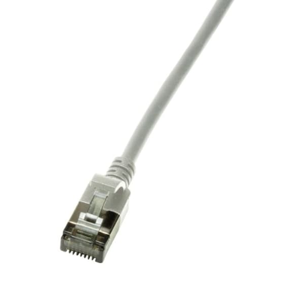 Kabel Logilink Patch Cat.6a tpe SlimLine 0,3m grå