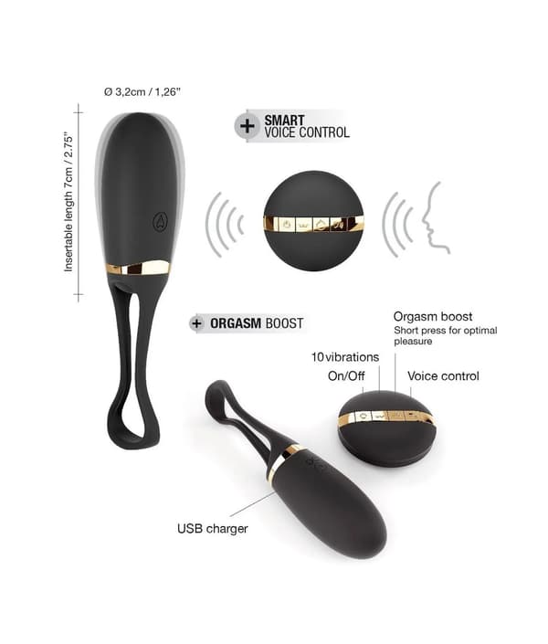 Marc Dorcel Secret Delight Sort Guld Stimulator