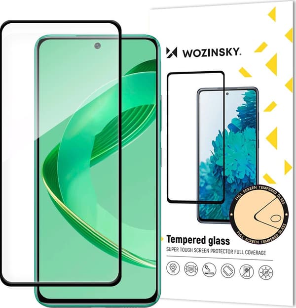 Wozinsky Full Glue hærdet glas med sort ramme til Huawei Nova 11 SE
