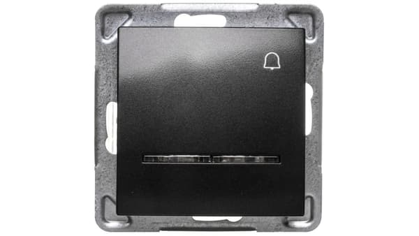 Ospel Connector ringklocka Impression enkel med ljus antracit (LP-6YS/m/50)