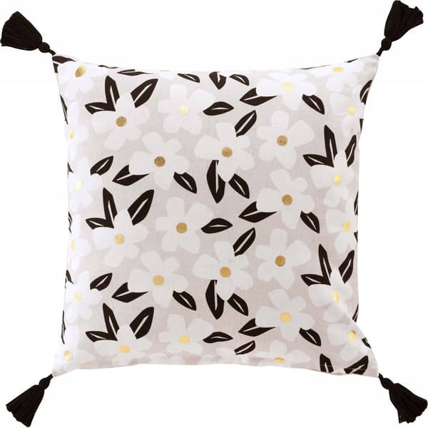 Douceur d`Interieur Pyntepude af bomuld DARCY, 45 x 45 cm