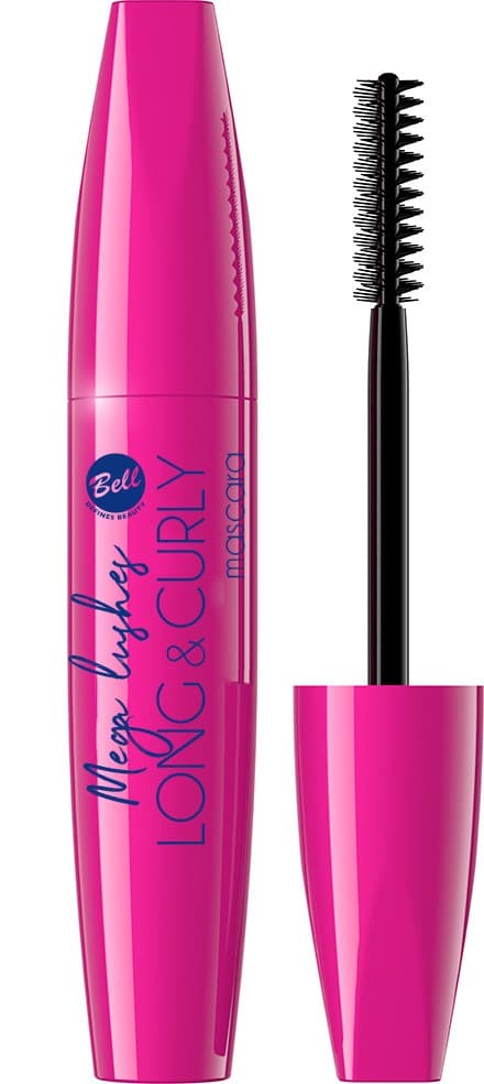 BELL Eyelash Mascara Mega Lashes Lang & Krøllet - sort 10 g