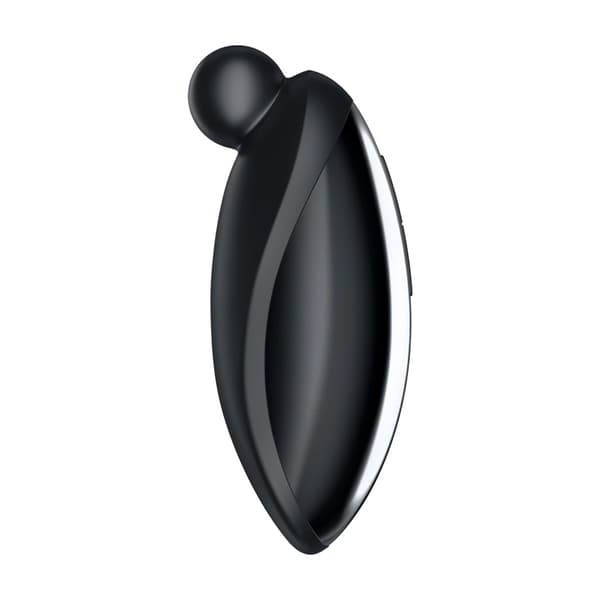 Satisfyer Spot On 2 Sort - Lay-On Vibrator, Fleksibel Silikone, 12 Tilstande