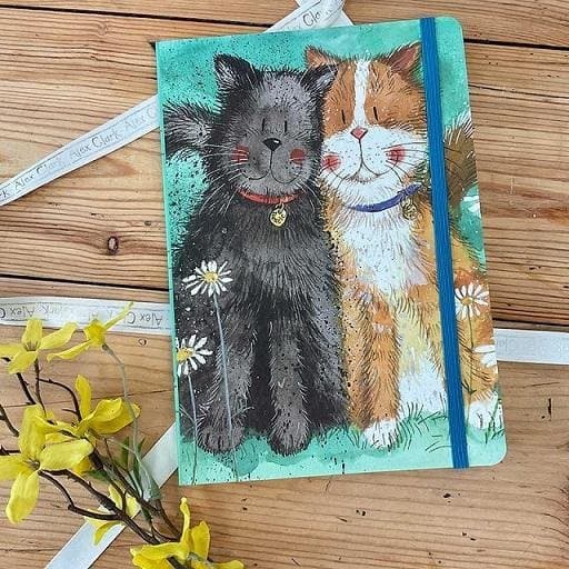 Notesbog med viskelæder A5 LCN13 Katte Toffe og Treacle