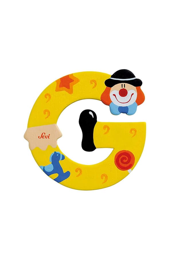 Sevi Träbokstav G, Clown (81743)
