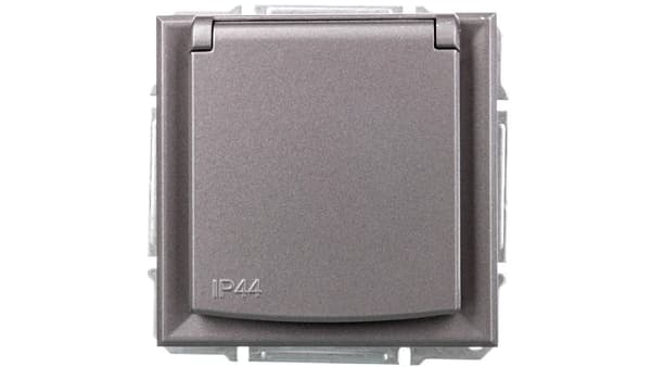 Schneider Electric Stikkontakt 2P+PE IP44 Aspora til Stålrammesystem (EPH2800662)
