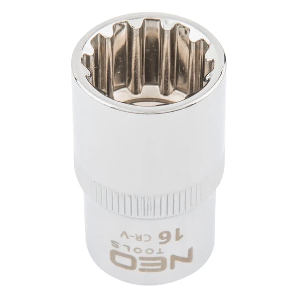 Neo Spline -hylsy 1/2\" 16mm (08-588)
