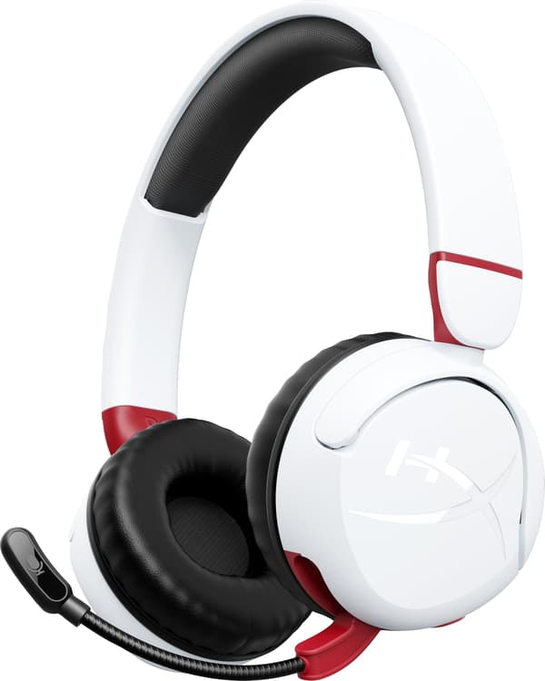 Trådlöst gamingheadset HyperX Cloud mini, vitt