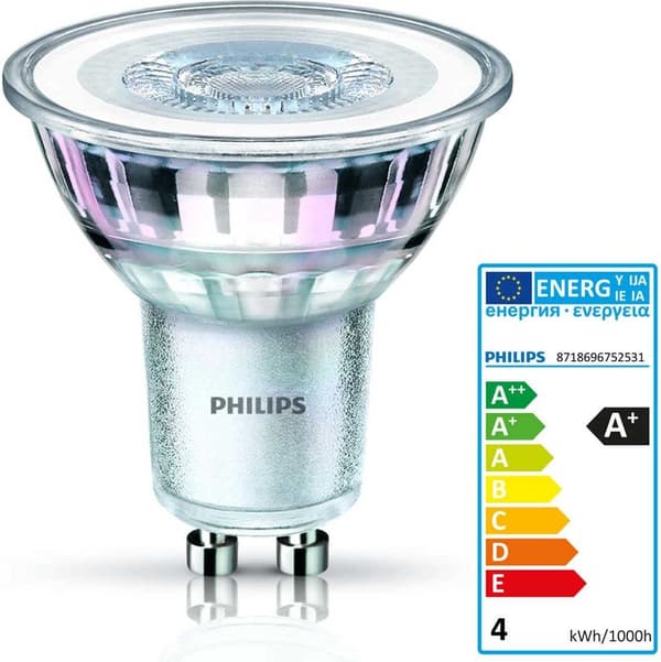 Philips Philips CorePro LEDspot 3.5W GU10 - 36° 827 2700K extra varmt ljus