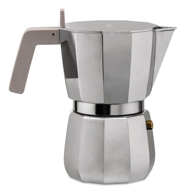 Alessi Espressokeitin Moka DC06/3 hopea