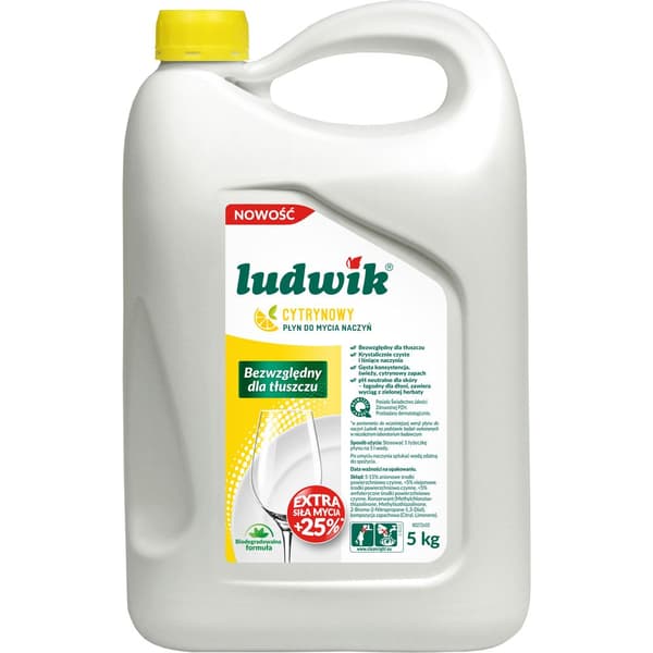 LUDWIK Opvaskemiddel Citron 5kg