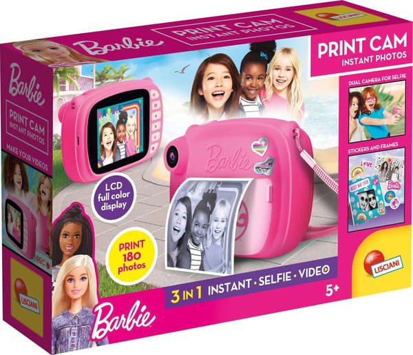 Lisciani Barbie digitalkamera print cam pink