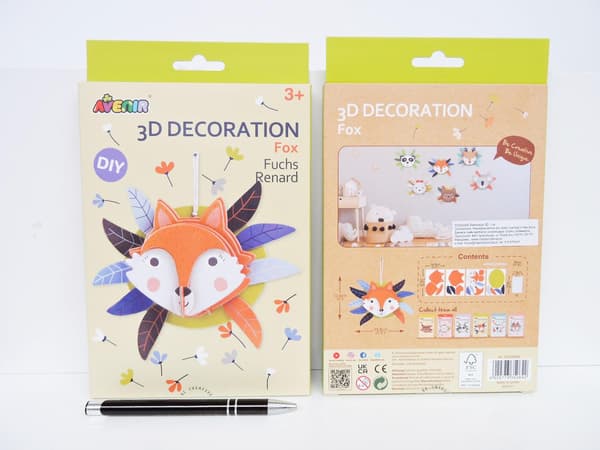 Dekorationer 3D - räv