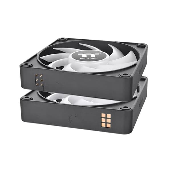 Thermaltake CT120 EX ARGB Computer kabinetblæser 12 cm Sort, Hvid 3 stk.