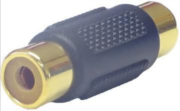 MicroConnect-sovitin RCA - RCA N-N AUDAGG, RCA, RCA, Naaras/Naaras, Musta