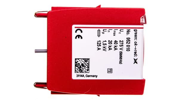 Tilbehør: C Type 2 20kA 1.5kV eksplosionssikker beskyttelsesmodul DG MOD 275 952010