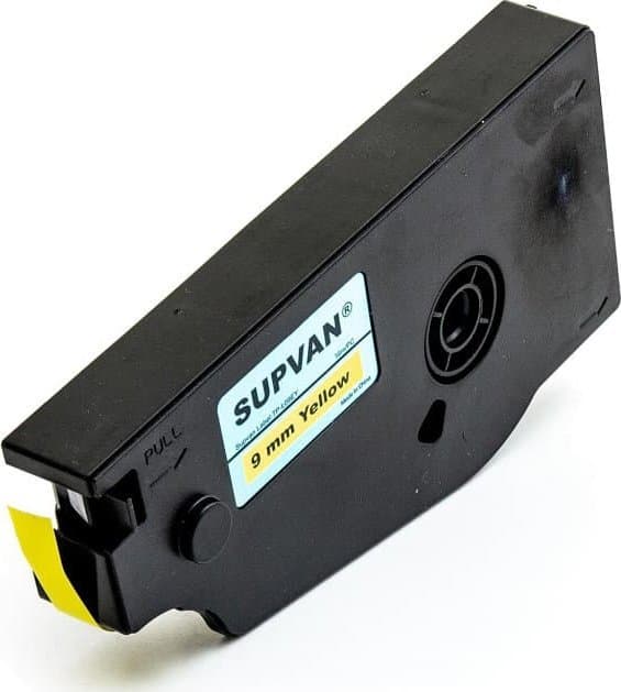 SUPVAN TECHNOLOGY Selvklæbende tape gul 9mm 16m TP-L09EY