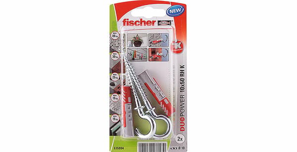 FISCHER KOLEK DUOPOWER 10x50 MED BYGELKROK /2st