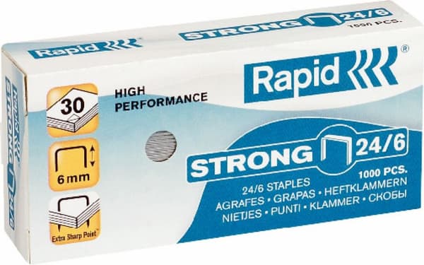 Esselte niitit RAPID STRONG 24/6 1M (24855800)