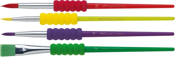 Koulupedalit 4 kpl FABER CASTELL