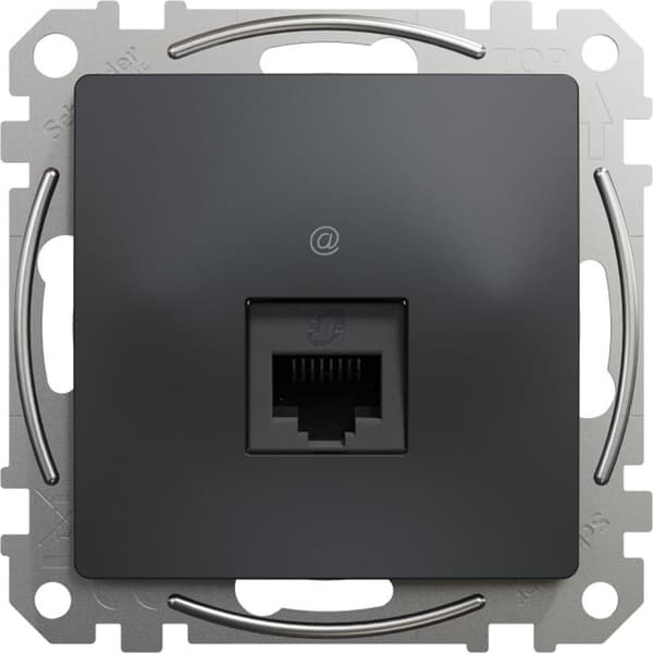 Schneider Electric GN.KOMP.RJ45 6UTP MUSTA ANTRASIITTI.SEDNA DES