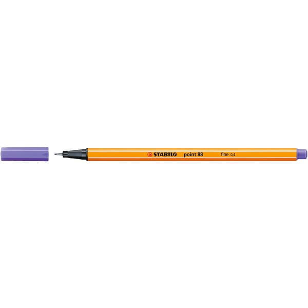 Stabilo point88 lyse lilla fineliner