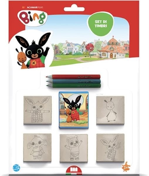 Dante Stämplar 5 delar Bing 5987 Multiprint